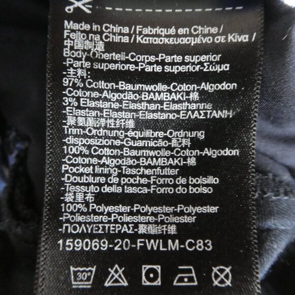 Scotch & Soda L'amour Toujours Blue Pleated Paperbag Waist Trousers Pants - Picture 5 of 5